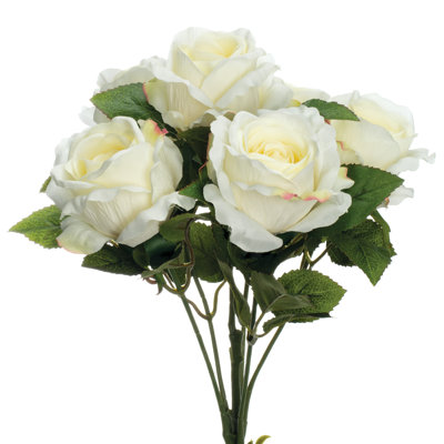 Arrangement floral ouvert rose maison