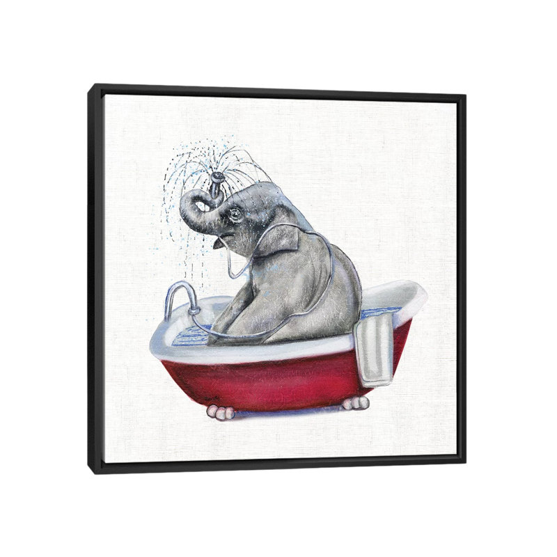 «Bathing Beauty II» - reproduction, H 12 po x l 12 po x P 1,5 po, Toile avec cadre noir