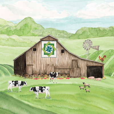 Amellie " Spring On The Farm Barn III " by Tara Reed