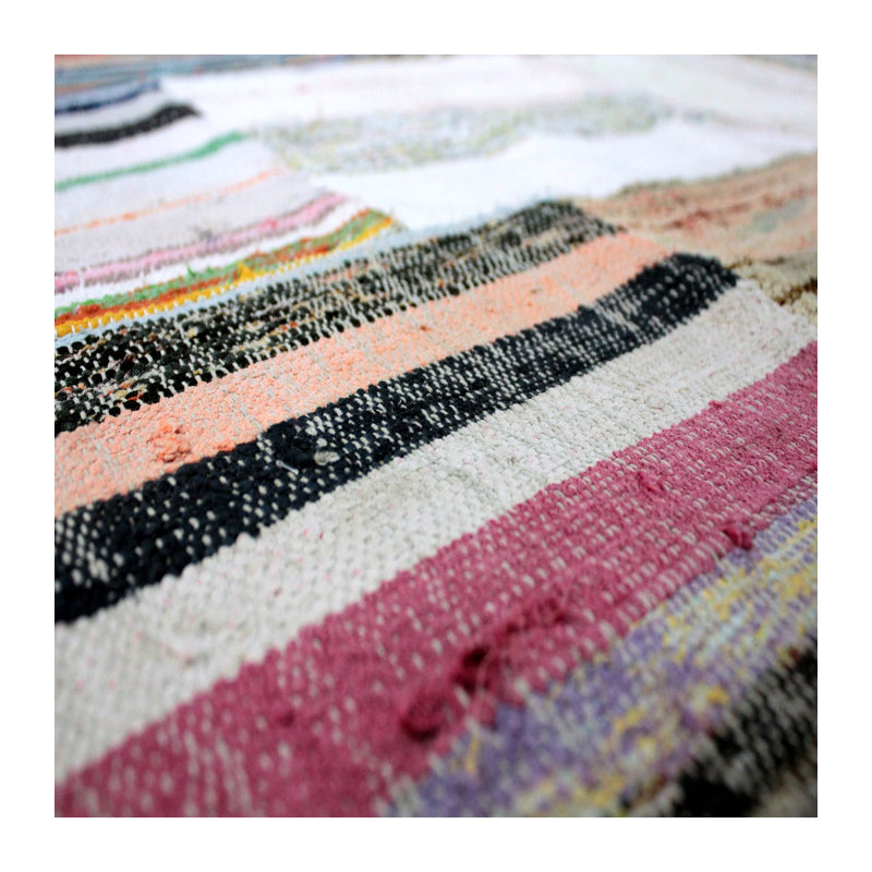 Duquette Geometric Wool Hand Woven Area Rug, 120 x 180cm