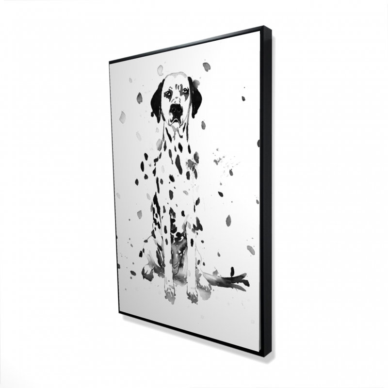 «Dalmatian Dog», reproduction sur toile, H 36 po x l 24 po