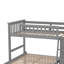 Lit superposé simple au dessus d'un lit double Keper Kids-203214839
