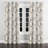 Country Farmhouse Room Darkening Curtains - Patchwork Neutral Mix Quilt Grommet Curtain - 1 Panel-354370148-354370146