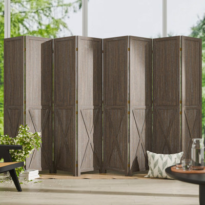 Solid Wood Folding Room Divider