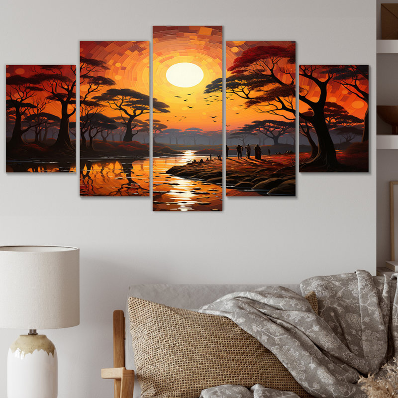 Savane africaine sérénade V 5 pièces