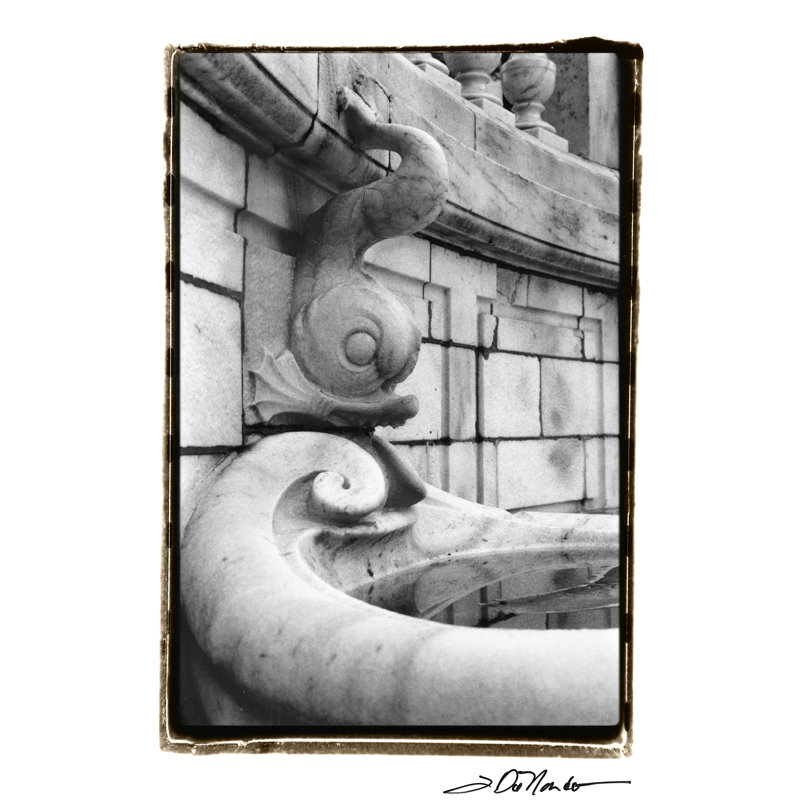 Fountain Fishes by Laura DeNardo - Wrapped Canvas Print, 76cm H x 51cm W
