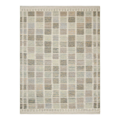 Scandinavian Performance Wool Washable Geometric Indoor Rug