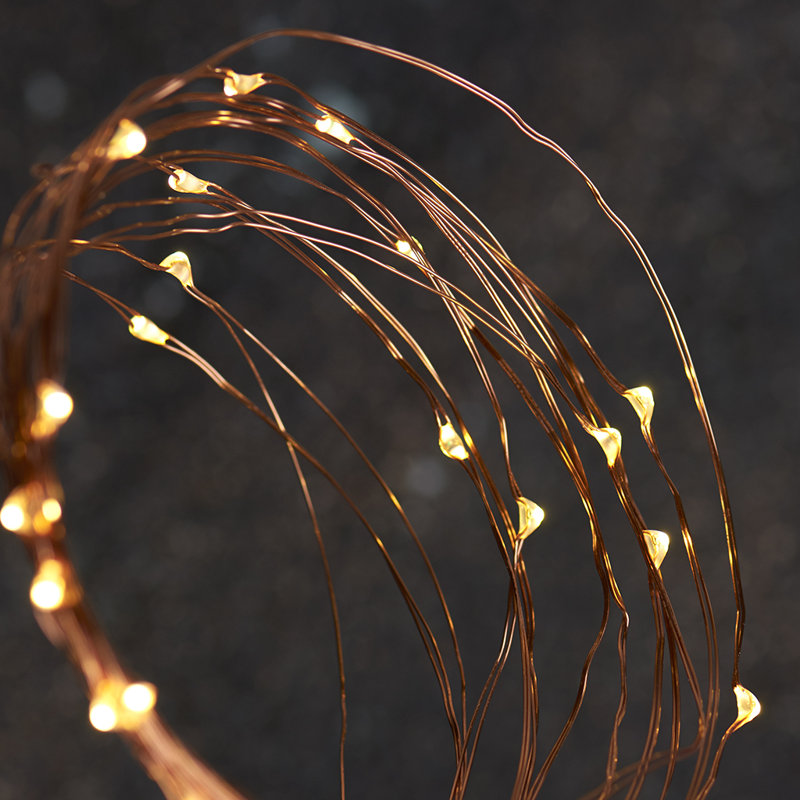 Outdoor 50 - Bulb 16.4'' Battery Powered LED Fairy String Light
