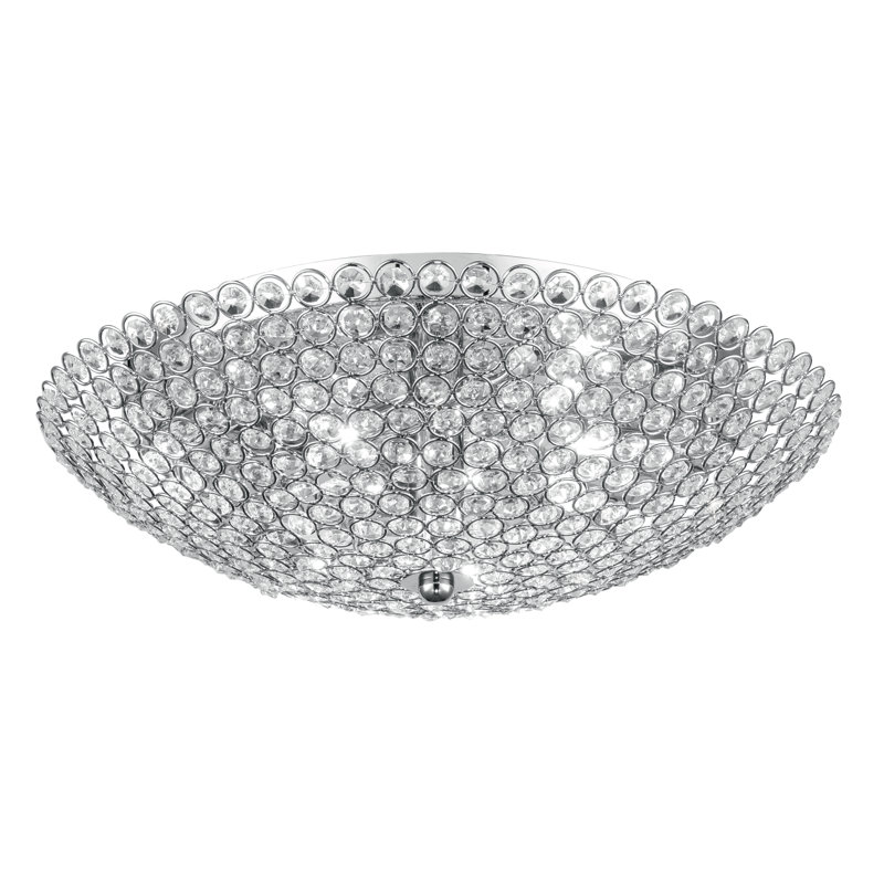 Ezekiel Crystal Flush Mount