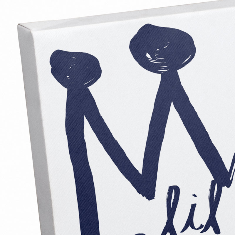 Art sur toile little prince Brewer, H 10 po x l 8 po x P 1,25 po, Bleu