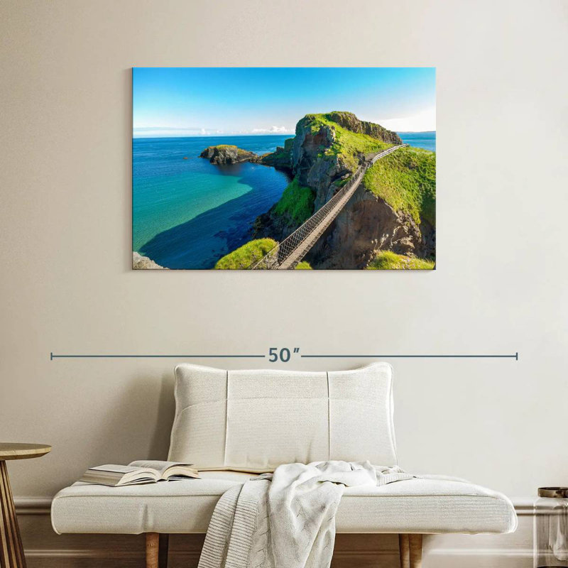 Lilie Carrick A Rede Rope Bridge, 26" H x 39" W