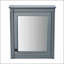 Armoire de rangement murale pour salle de bain avec miroir, tablettes réglables et conception compacte pour les salles de bain modernes-1282158616