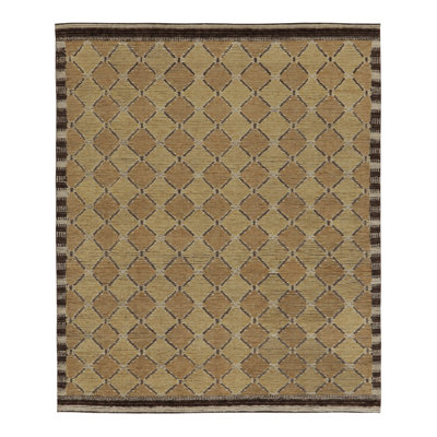 Scandinavian One-of-a-Kind 8'0X10'0 Hand Knotted Area Rug