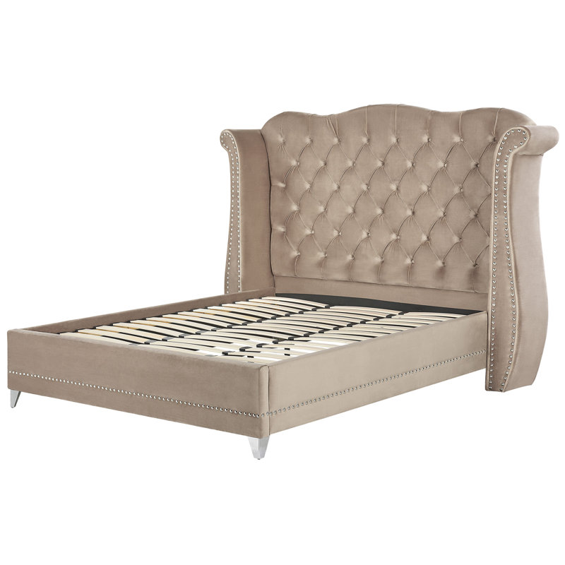 Inverness Upholstered Bed, Taupe, Super King (6')
