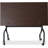 Rectangle Flip Top 23.63'' L Training Table with Casters and Modesty Panel and Cable Management-73574290-20685669-20685666