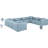 Ivion Upholstered U-Shaped Sectional Reversible-94884367