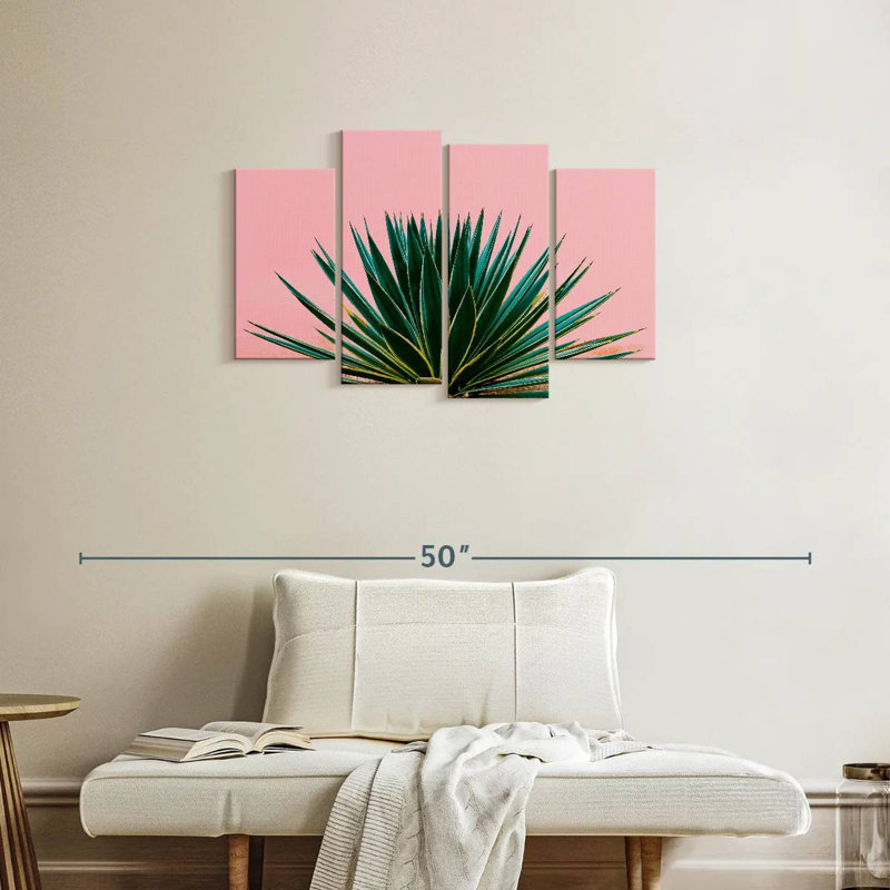 Harnek Contemporary Succulent, H 22 po x l 36 po