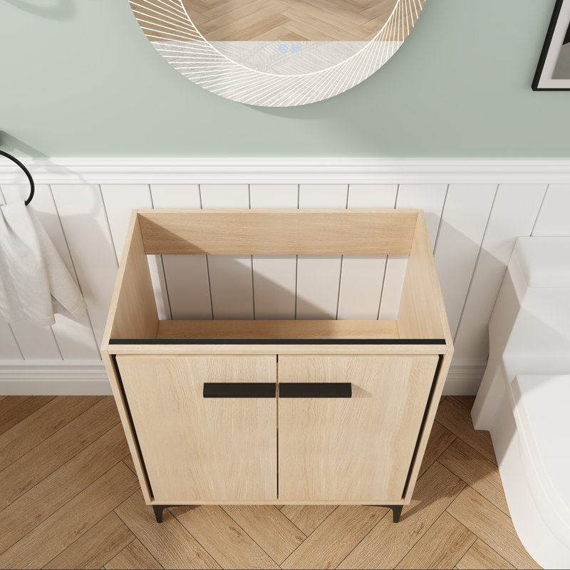 Base de meuble-lavabo 30 po avec portes à fermeture douce