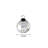 3" Glass Bauble
