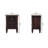 Spindle Winewood Nightstand