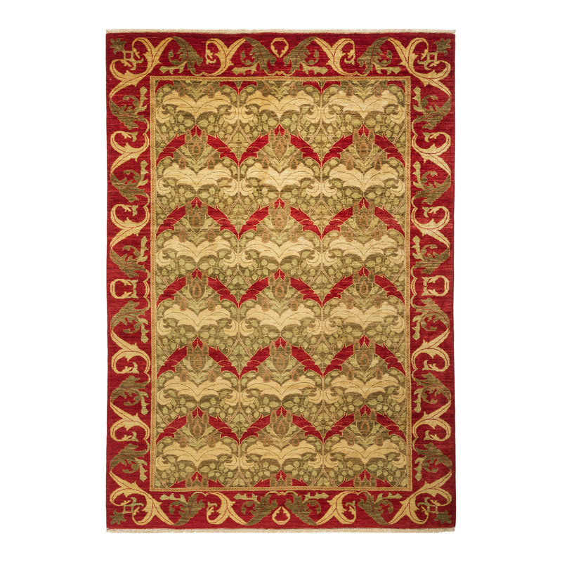 One-of-a-Kind 5' 10" X 8' 8" Hand Knotted Area Rug