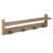 Coat Rack with Shelf - Wall Mount Shelf with 4 Hooks for Purses, Jackets and Keys - Coat Rack for Entryway, Mudroom, or Hallway by Lavish Home (Brown)-609969472