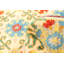 Tapis unique en laine noué à la main 4 pi x 6 pi New Age Lahore Finest crème Decorey