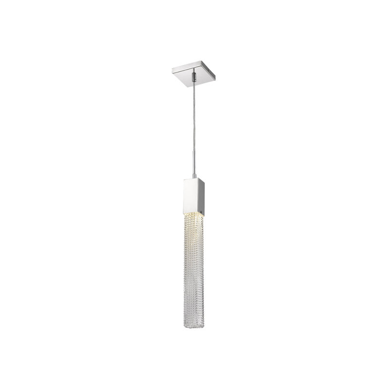 Mini-luminaire suspendu 1 lumière Boa Boa, Chrome poli