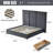 Morghen Upholstered Platform Bed With Extra High Headboard And 2 Extra Large Capacity Drawers-2059047998-2069658627