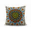 Oreiller carré réversible intérieur / extérieur Saanvi Mandala-115199139-115199138