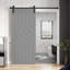 Porte de grange à panneaux en métal avec trousse de quincaillerie d'installation-82653047-82653056-84522231
