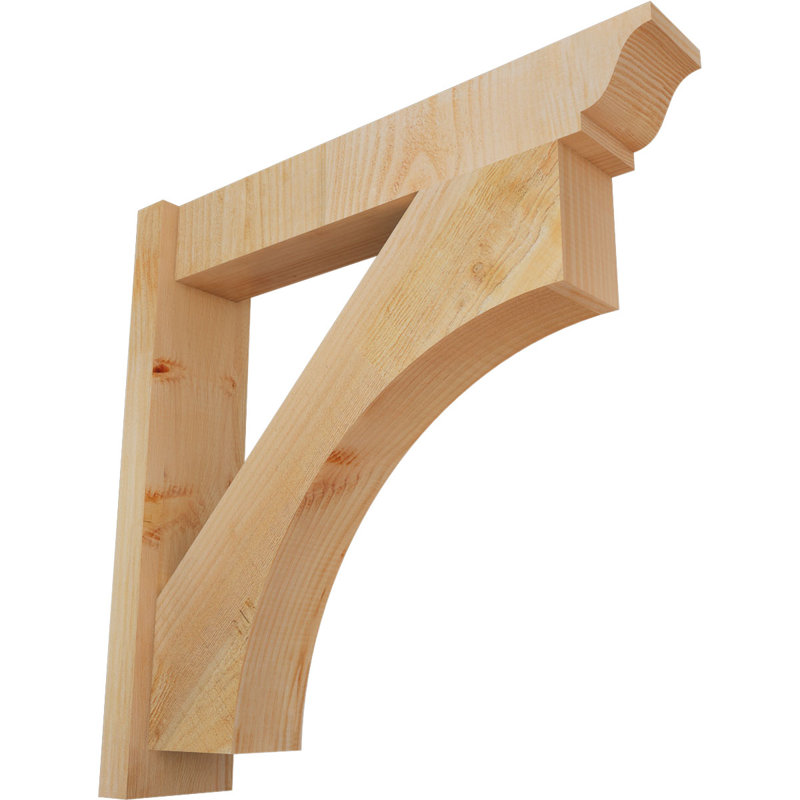 Persienne en bois Westlake, Sapin Douglas de 6 po (sciage brut), P 28 po x H 28 po
