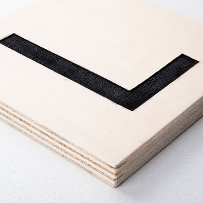 Elegant Decorative Wooden Wall Accessory, Black & White, 43.7 x 24.8 inches | 100% Wood, Thickness: 0.6 inches | Laser-Cut Design, Protected Packaging | Perfect for Home Décor & Modern Interiors