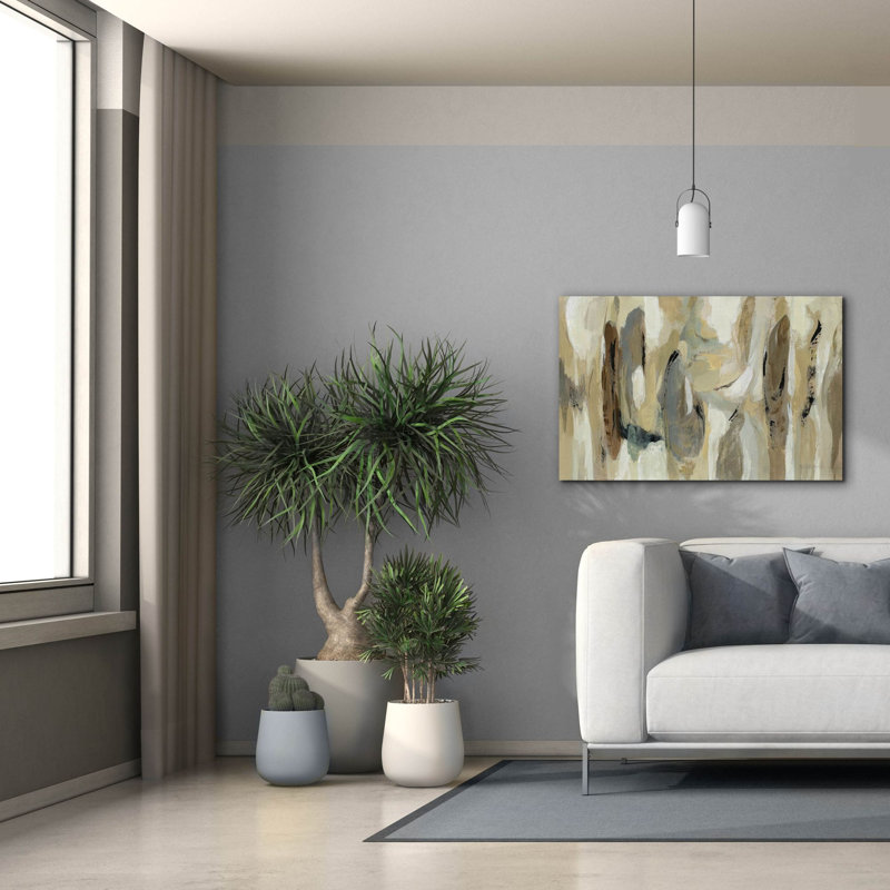 «Fluidité neutre» par Silvia Vassileva, art mural sur toile, H 26 po x l 40 po x P 1,5 po