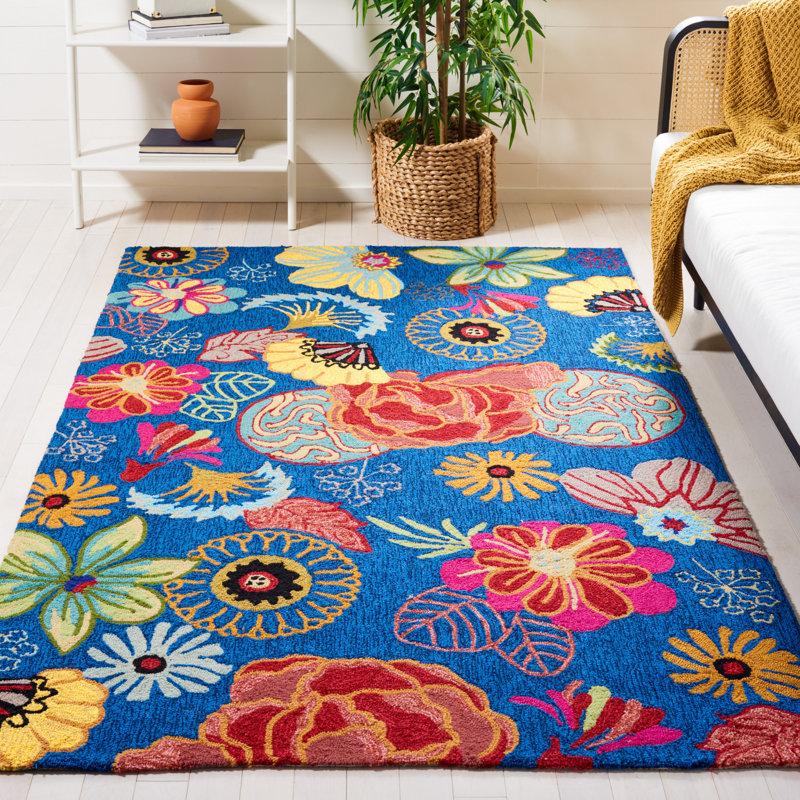 Tapis performance crocheté à la main Doyle, Rectangle 5 pi x 8 pi