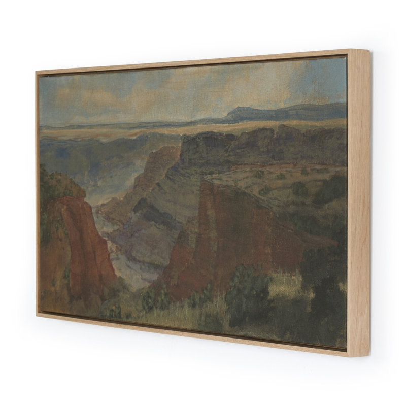 Desert Hues III Painting by Aileen Fitzgerald, 19.5" H x 40" W