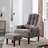 Modern Design Living Room Recliner Soft Cozy Sofa Chair With Ottoman, Reading Chair-2142692623