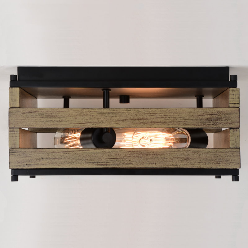 Plafonnier encastré 3 lumières 13 po
