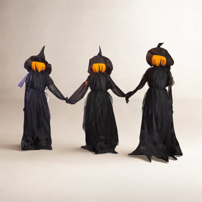 52" H LED Lighted Witch Garden Stake