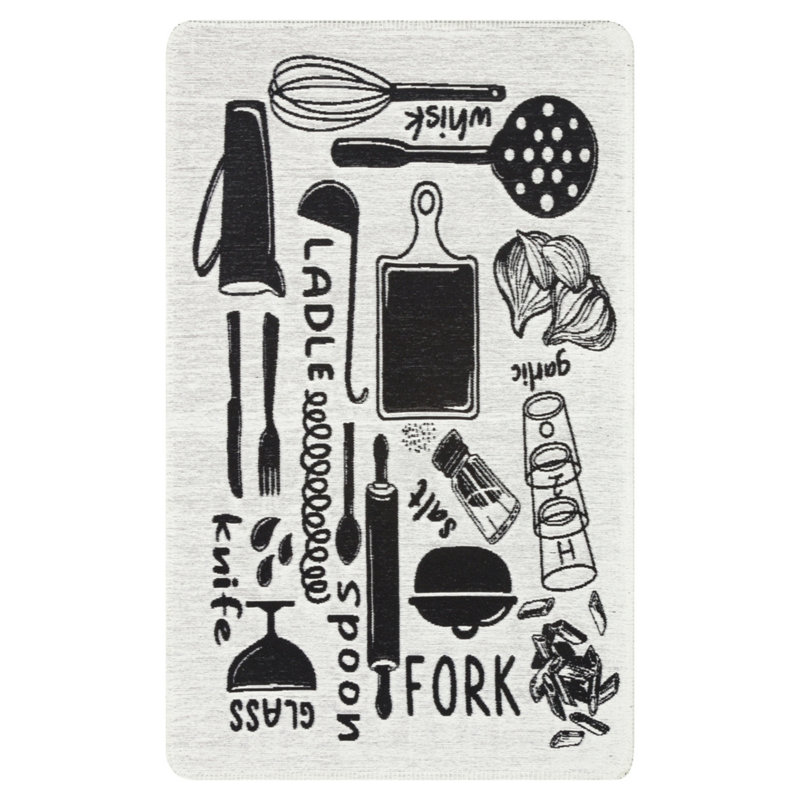 Harshaw Cotton Area Rug, Rectangle 75 x 120cm