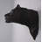 Black Panther Head Wall Decor Statue