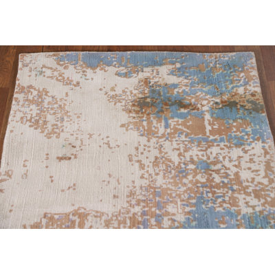 Handmade Abstract Indian Rug