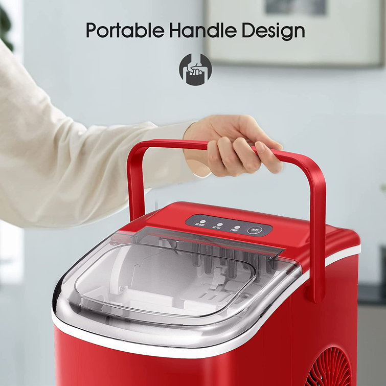 Portable Ice Maker Red