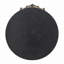 Miroir rond de 36 po x 39 po, miroir mural avec cadre en métal pour salle de bain