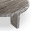 Dakota Nesting Coffee Table- Small-Dark Taupe Marble Solid