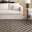 Tapis noir / beige Freesia-100502407