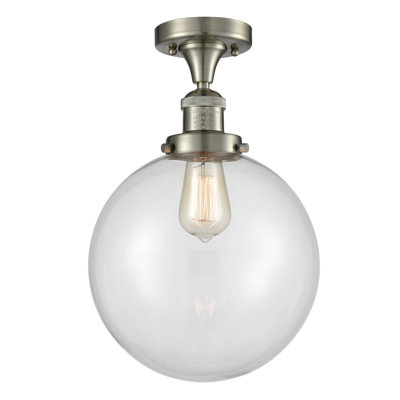 Clementina Glass Semi Flush Mount