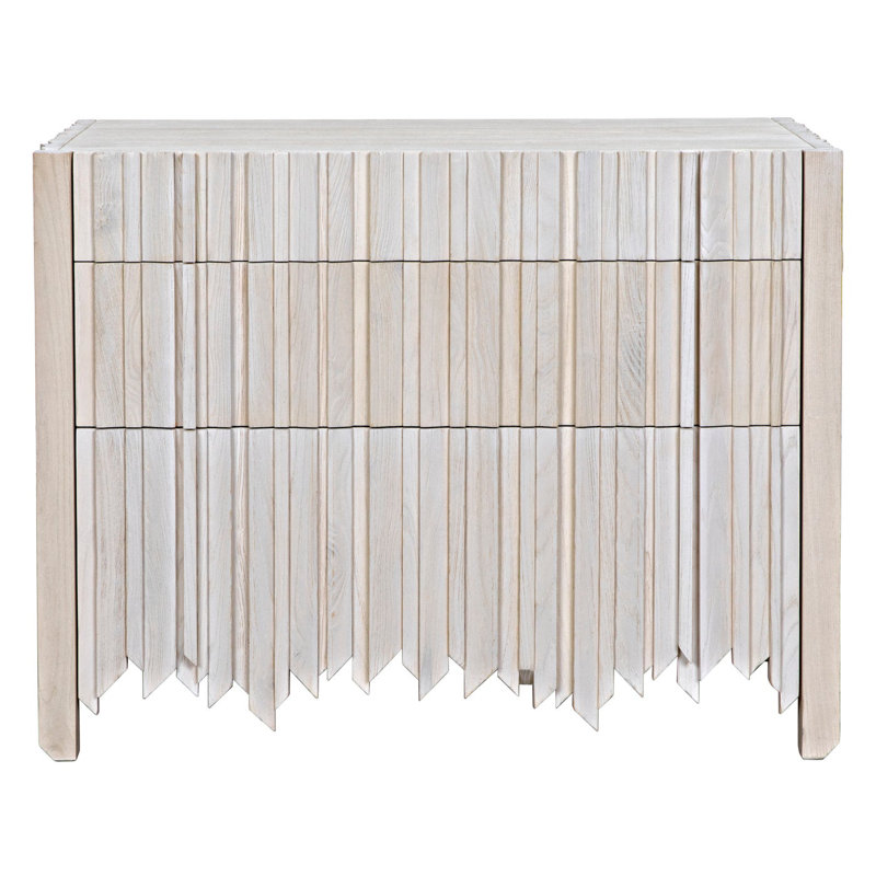 Desdemona 3 - Drawer Solid Wood Dresser