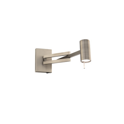 Gavel Dimmable LED Swing Arm Light, With Built-in USB Port, 3000K Colour Temperature