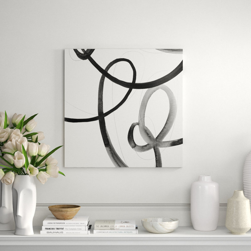 Heartbeat Note V Print by Barclay Butera, 30" H x 30" W, Image Brush Gel